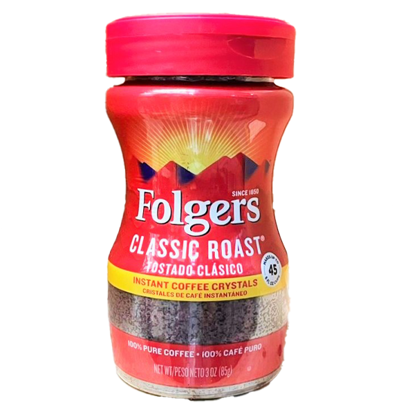 FOLGERS CLASSIC ROAST CAFE INST 85 GR